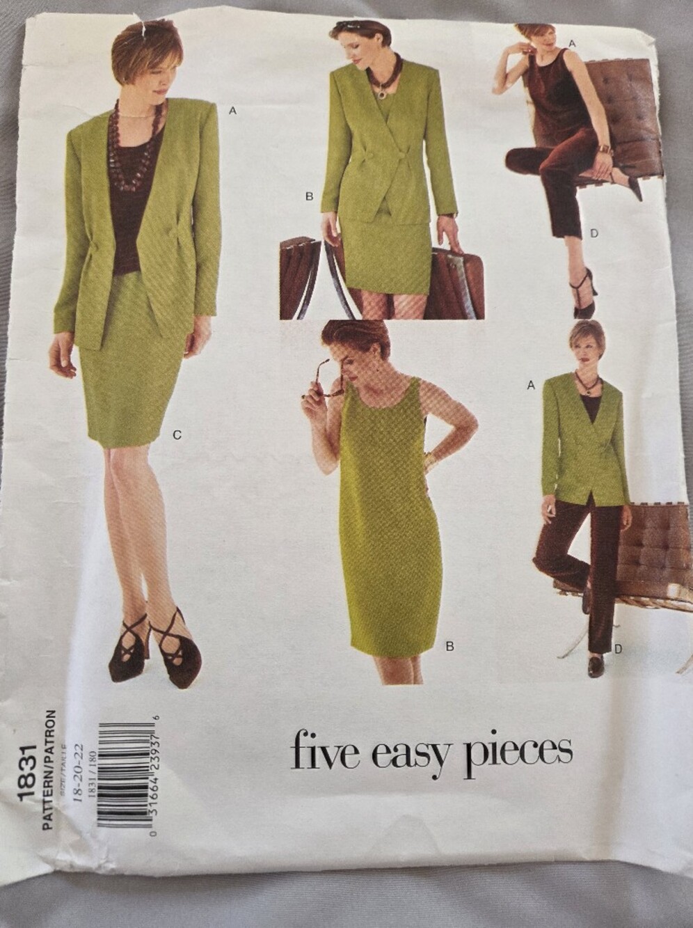 Vogue 1831 Sewing Pattern